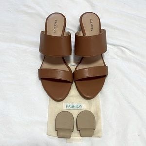 Pashion Footwear convertible heels to flats